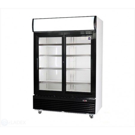 Szafa chłodnicza przeszklona witryna 800L drzwi otwierane