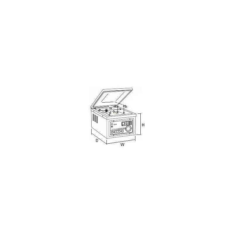 Pakowarka próżniowa CAS CVP-260/PD listwa 260mm, 3 lata gwarancji
