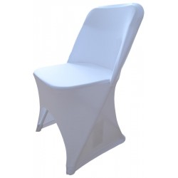 Pokrowiec na krzesło biały
