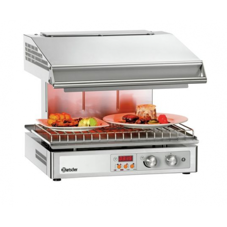 Salamander z funkcją utrzymywania ciepła i windą, 3 grzałki 4,5 kW | BARTSCHER, Hi-Light