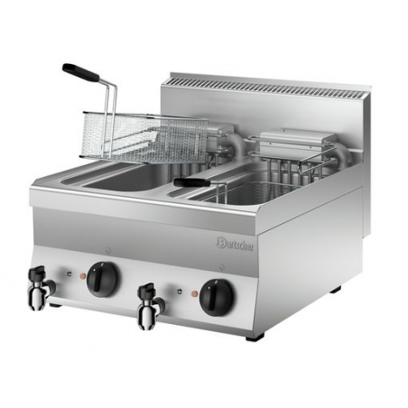 Frytownica elektryczna nastawna 2x10 l | BARTSCHER, 650 Snack
