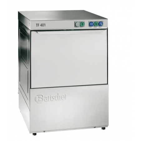 Zmywarka gastronomiczna do szkła ze zmiękczaczem wody i pompą wypompowującą, kosz: 400x400 mm | BARTSCHER, Deltamat TF 401 LPW