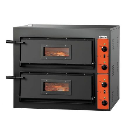 Piec do pizzy dwukomorowy, 8 x pizza 30 cm | BARTSCHER, CT 200