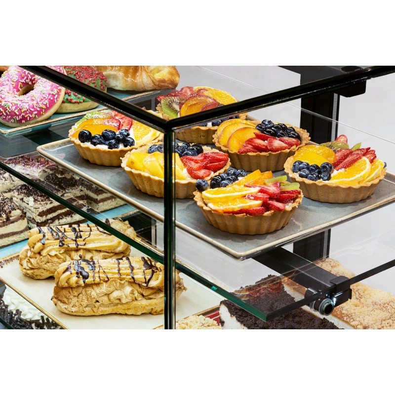 Witryna cukiernicza chłodnicza Dolce Visione Basic 1300 | 1300x690x1300 mm