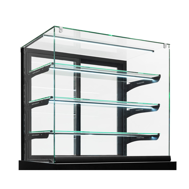 Witryna cukiernicza chłodnicza Dolce Visione Premium 1300 | 1300x690x1300 mm