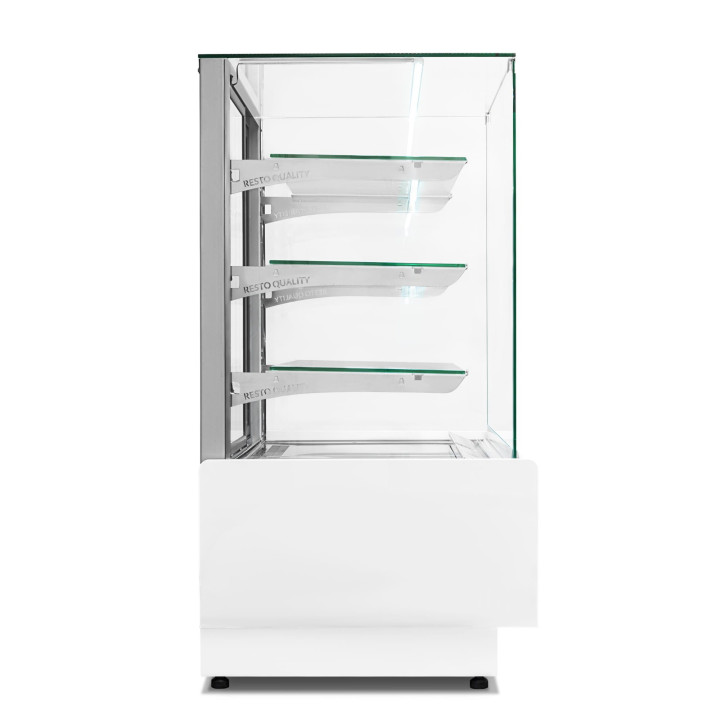 Witryna cukiernicza chłodnicza Dolce Visione Premium 1300 | wnętrze ze stali nierdzewnej | 1300x690x1300 mm
