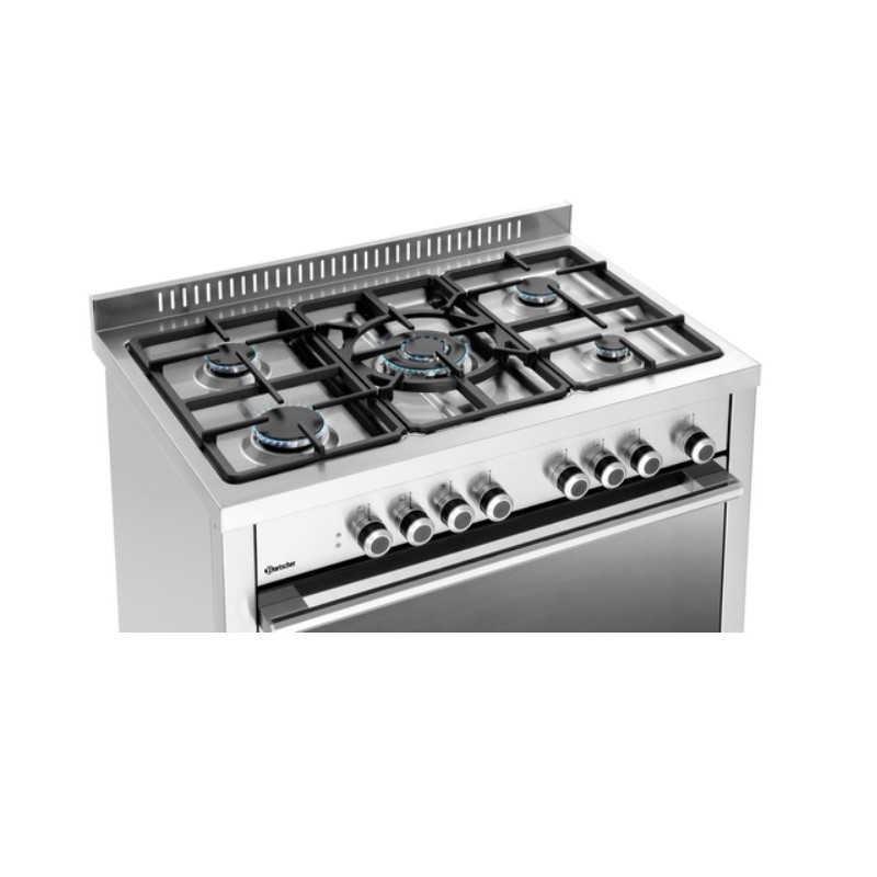 Kuchnia gazowa 5-palnikowa 11,3kW z piekarnikiem wielofunkcyjnym BGH 600-521