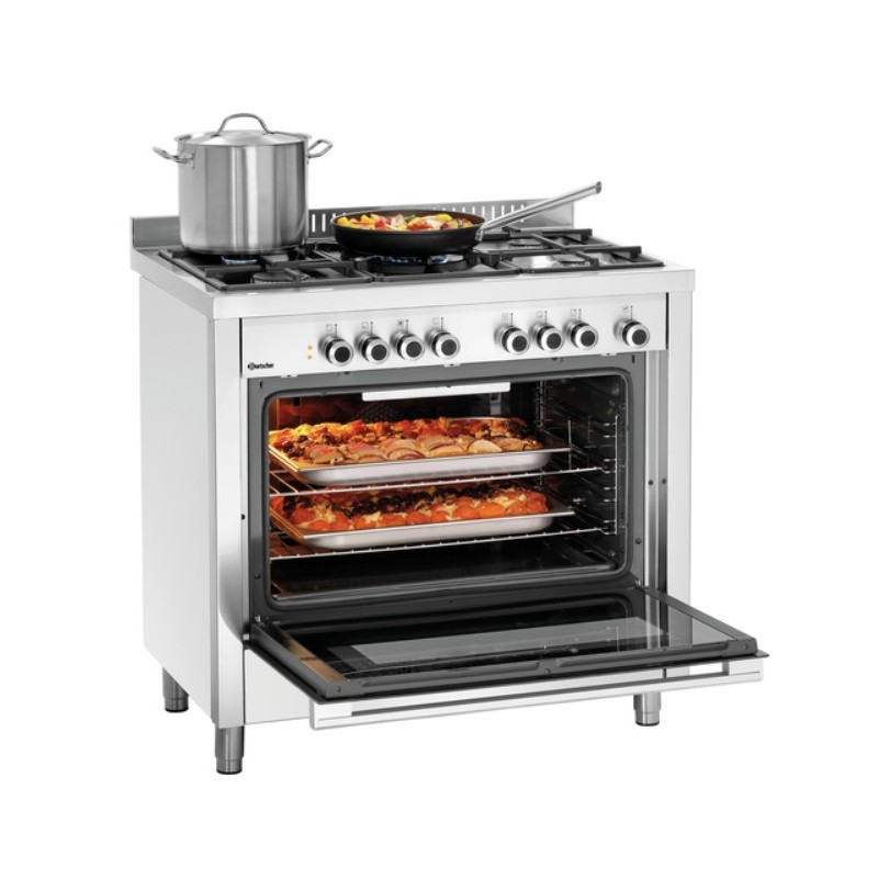 Kuchnia gazowa 5-palnikowa 11,3kW z piekarnikiem wielofunkcyjnym BGH 600-521