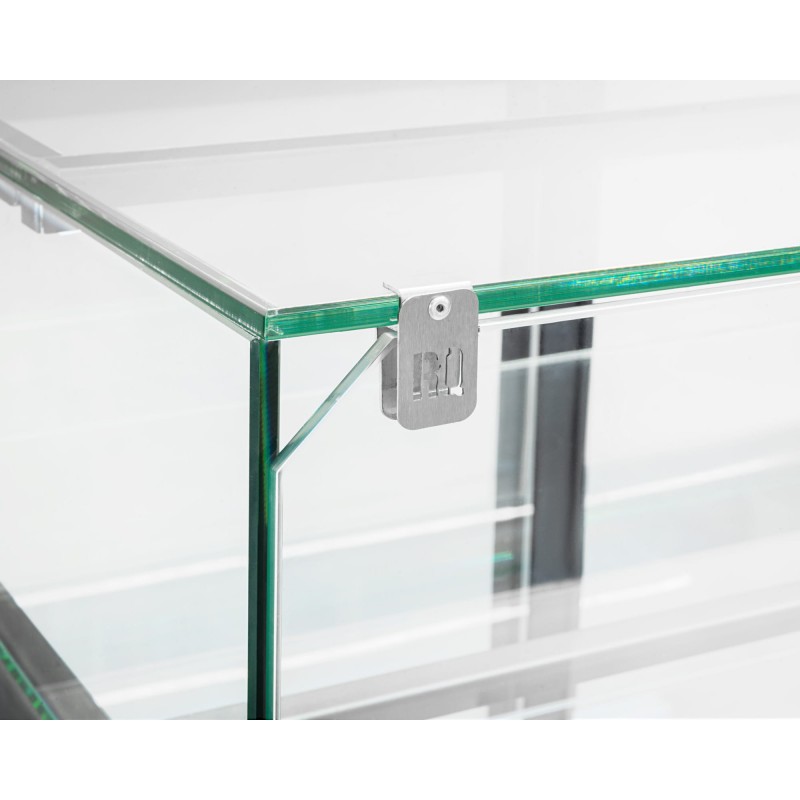 Witryna cukiernicza chłodnicza Dolce Visione Premium 1300 | podświetlany cokół | 1300x690x1300 mm