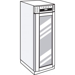 Cokół ze stali nierdzewnej - komplet z 3 stron. Przeznaczenie: szafa 1-drzwiowa 700 L INOX, 700 L GLASS, 700 L VIP