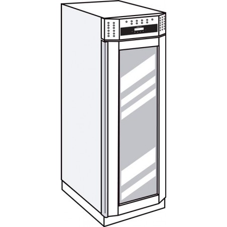 Cokół ze stali nierdzewnej - komplet z 3 stron. Przeznaczenie: szafa 1-drzwiowa 700 L INOX, 700 L GLASS, 700 L VIP