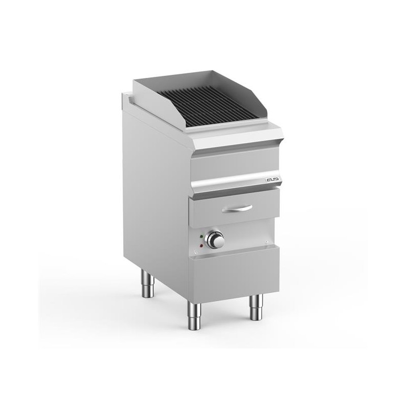 Grill wodny elektryczny pojedynczy na podstawie z szufladą na wodę linia DominaPro 700 