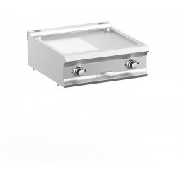Płyta grillowa elektryczna podwójna nastawna 1/2 gładka + 1/2 ryflowana linia  DominaPro 700 