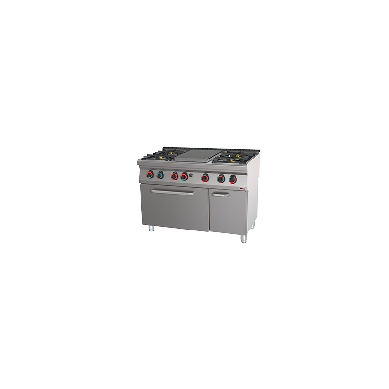 STPT 70/120 21 GE ﻿Kuchnia gazowa z piekarnikiem elektrycznym